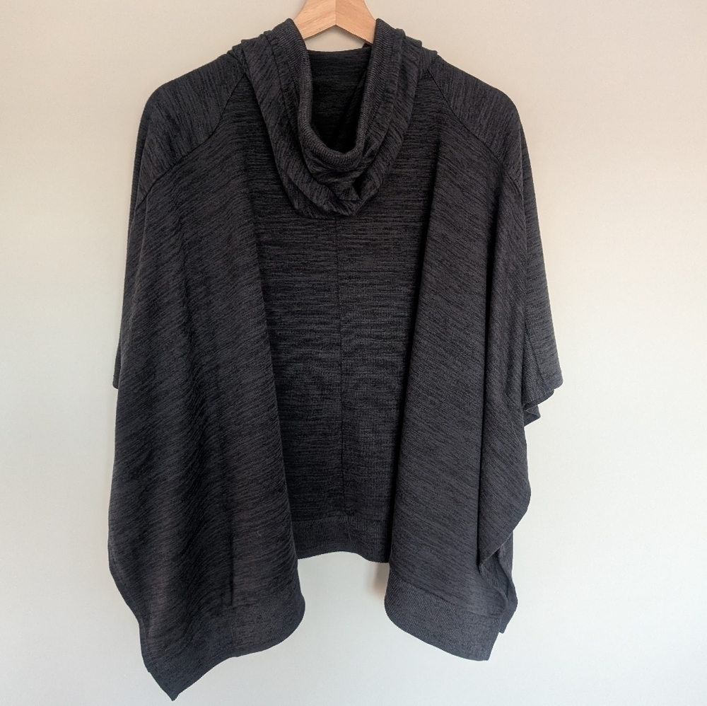 Athleta Techie Sweat Blissful Hoodie Poncho 721575 Women's Size Small Comfy - Picture 6 of 8